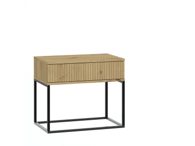 CONFORAMA, Nachttisch CADRO 1 Schublade 60x38.5x51.7cm artisan eiche matt / laminiert