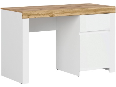 CONFORAMA, Schreibtisch HOLTEN 56.5x130.2x81.5cm weiss