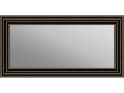 CONFORAMA, Spiegel rechteck EUFEMIUS 120x60cm schwarz