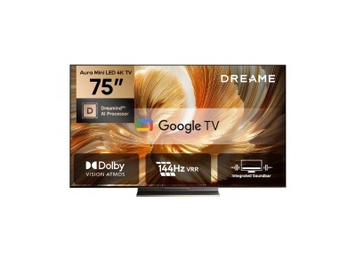 dreame, Dreame TV 75", S100, Auro Mini LED-4K , 144Hz, Cosmic Black