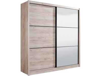 CONFORAMA, Schwebetürenschrank NAVARA eiche 2 Türen