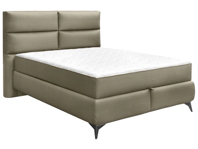 CONFORAMA, Boxspringbett EDEN taupe 180x200cm fest