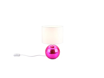 CONFORAMA, Tischlampe Ledfilament GLITZA 30cm 28W pink