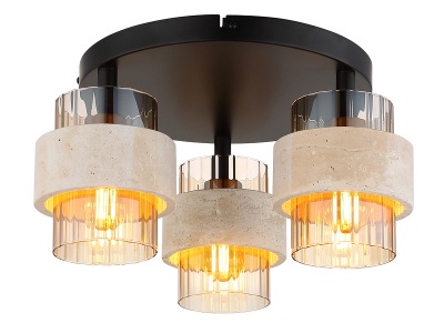 Globo, Deckenlampe DAREN 37.5cm 40W schwarz