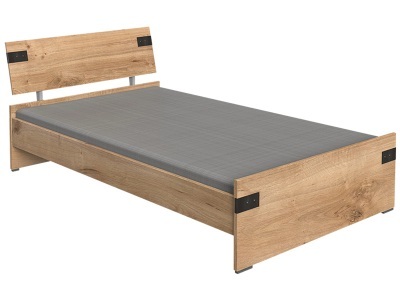 Wimex, WIMEX Bett »Liverpool«, Bett LIVERPOOL 120x200cm eiche