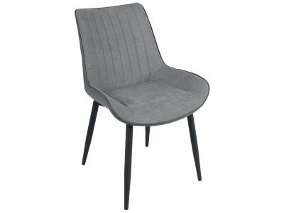 Bobochic, Bobochic - 4er-Set Stühle Mino - Schwarz und Grau, 