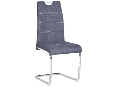 CONFORAMA, Stuhl FLORI Stoff grau