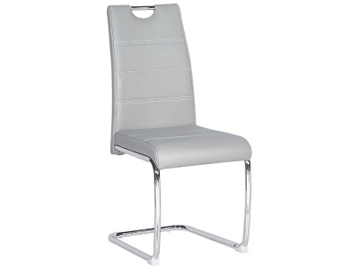 CONFORAMA, Stuhl FLORI Synthetisches Leder beige