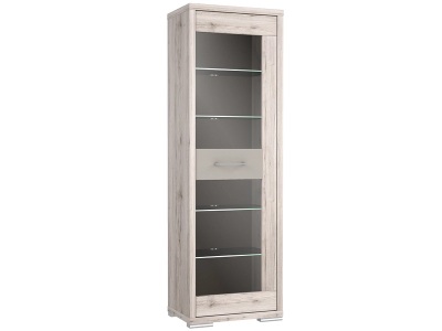 CONFORAMA, Vitrine STAY Spanplatte Dekor, Vitrine STAY 42x63x196cm
