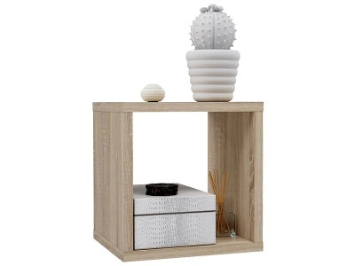 CONFORAMA, Regal CUB SONOMA 1 Fach, Regal CUB SONOMA 39.5x32.9x39.7cm 1 Fach sonoma