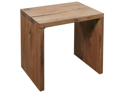 CONFORAMA, Nachttisch DAKOTA Natürlich Massives Holz, Nachttisch DAKOTA 48x35x40cm eiche