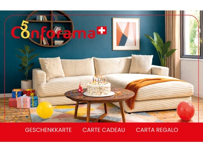 CONFORAMA, Digitale Geschenkkarte