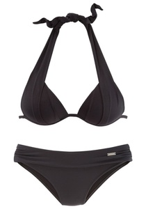 Lascana, LASCANA Triangel-Bikini, LASCANA Triangel-Bikini, im Nacken zu binden, wattierte Cups, mit eingearbeiteten Kissen