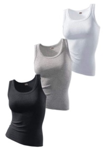 H.I.S, H.I.S Tanktop, H.I.S Tanktop, (3er-Pack), aus reiner Baumwolle ohne Seitennähte
