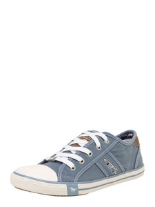 Mustang, Mustang Schnür-Sneaker Damen hellblau, 