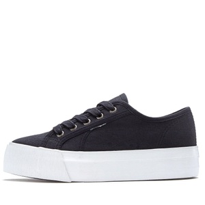 Lascana, LASCANA Sneaker, LASCANA Sneaker, Schnürhalbschuh, Freizeitschuh aus Textil mit Plateausohle