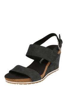 TIMBERLAND, Timberland Capri Sunset Wedge Grösse 39 Damen, Timberland Sandale »CAPRI SUNSET 2 STRAP SANDAL JET BLA«