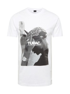 Mister Tee, Mister Tee Merchcode shirt - 2PAC WORLD white, Mister Tee T-Shirt | Weiss + Schwarz | Herren | L