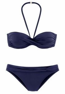 Lascana, LASCANA Bügel-Bandeau-Bikini, LASCANA Bügel-Bandeau-Bikini, mit verschiedenen Trägervarianten
