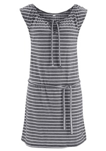Venice Beach, Venice Beach Strandkleid, Venice Beach Jerseykleid, (mit Bindegürtel), und Streifenprint, sportliches Sommerkleid, Strandkleid