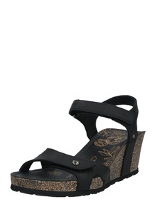 Panama Jack, Panama Jack Damen Hohe Sandalette Schwarz, Panama Jack Julia Damen Hohe Sandalette Schwarz