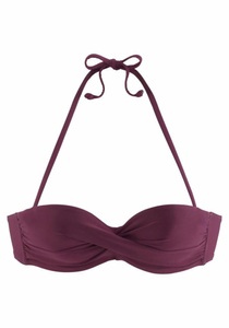 Lascana, LASCANA Bandeau-Bikini-Top »Italy«, LASCANA Bügel-Bandeau-Bikini-Top »Italy«, mit seitlichen Stäbchen