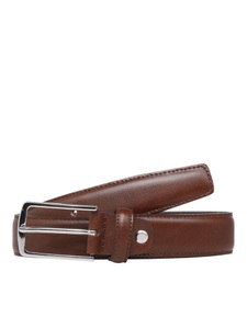 JACK & JONES, Jack & Jones Geradlinig geschnittener Leder Gürtel, Jack & Jones - Gürtel, für Herren, Braun, Größe 90