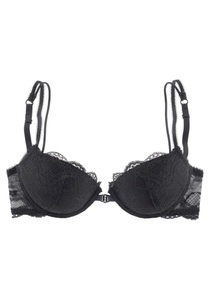 Lascana, LASCANA Push-up-BH, LASCANA Push-up-BH, mit praktischem Vorderverschluss und zarten Spaghettiiträgern, Dessous