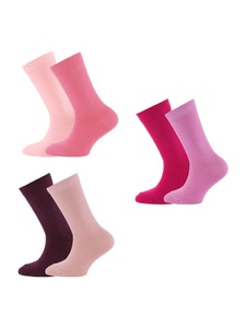 ewers, Socken, Socken UNI 6er-Pack in fliederrose