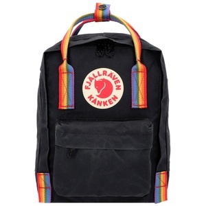 FJALLRAVEN, Fjällräven Kånken Rainbow Mini Rucksack Kinder black/rainbow pattern 2020 Freizeit- & Schulrucksäcke, 