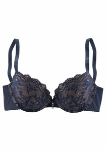Lascana, LASCANA Push-up-BH »Nina«, LASCANA Push-up-BH »Nina«, mit Bügel, mit Spitzencups und herausnehmbaren Kissen, Dessous