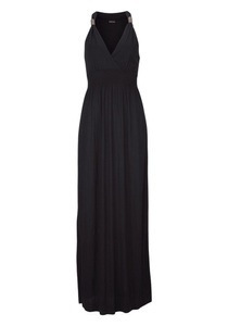 Lascana, LASCANA Maxikleid, LASCANA Maxikleid, mit verstellbarem Ausschnitt und gesmokter Taille, Sommerkleid, Basic