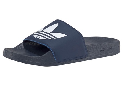 adidas Originals, adidas Originals Badesandale »Adilette Lite«, Adidas Originals Pantoletten - Collegiate Navy EU44 1/2 Herren