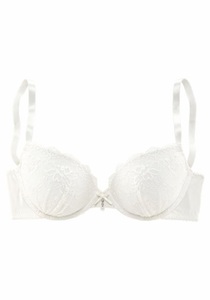 Lascana, LASCANA Push-up-BH »Nina«, LASCANA Push-up-BH »Nina«, mit Bügel, mit Spitzencups und herausnehmbaren Kissen, Dessous