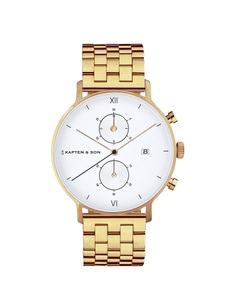 Kapten & Son, Uhr 'Small Chrono Steel', 