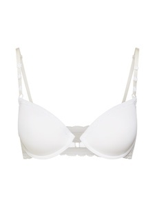 Lascana, LASCANA Push-up-BH, LASCANA Push-up-BH, mit Bügel, mit Vorderverschluss und transparenten Trägern, Dessous