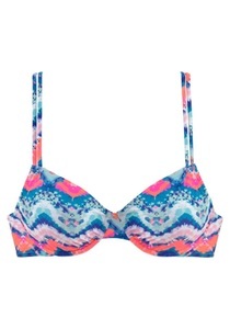 Venice Beach, VENICE BEACH Bikini Oberteil Damen, Venice Beach Bügel-Bikini-Top »Face«, mit herausnehmbaren Cups