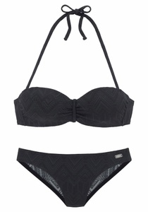 Buffalo, Buffalo Bügel-Bandeau-Bikini, Buffalo Bügel-Bandeau-Bikini »Romance«, aus Strukturware