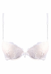 Lascana, LASCANA Push-up-BH, LASCANA Push-up-BH, mit femininen Perlendetails, sexy Dessous