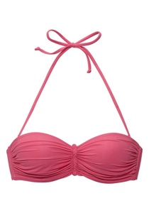 Buffalo, Buffalo Bügel-Bandeau-Bikini-Top »Happy«, Buffalo Bügel-Bandeau-Bikini-Top »Happy«, mit geflochtenem Detail
