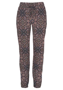 Lascana, LASCANA Strandhose, LASCANA Jerseyhose, mit Alloverdruck und Taschen, gerade Beinform, Strandhose, elastisch