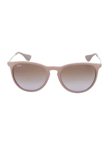 Ray-Ban, Ray-Ban RB 4171 Erika Dark Rubber Sand 600068, Ray-Ban RB 4171 ERIKA Damen-Sonnenbrille Vollrand Panto Kunststoff-Gestell, gelb