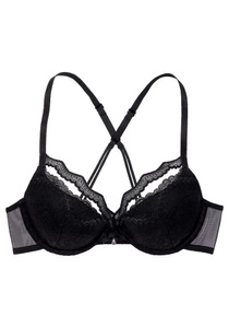 PETITE FLEUR GOLD, Petite fleur gold Push-up-BH, petite fleur goldfarben Push-up-BH, mit herausnehmbaren Kissen, sexy Dessous, Reizwäsche