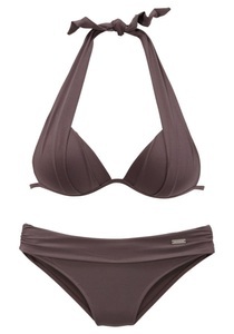 Lascana, LASCANA Triangel-Bikini, LASCANA Triangel-Bikini, im Nacken zu binden, wattierte Cups, mit eingearbeiteten Kissen
