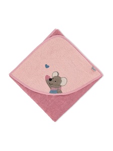 Sterntaler, Sterntaler Kapuzenbadetuch Mabel rosa 80 x 80 cm, 
