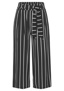 Lascana, LASCANA Culotte, LASCANA Culotte, (mit Bindegürtel), in 7/8-Länge und Bindegürtel, Stoffhose, elegant und sommerlich