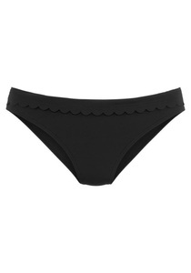 Lascana, LASCANA Bikini-Hose »Scallop«, LASCANA Bikini-Hose »Scallop«, mit Umschlagbund