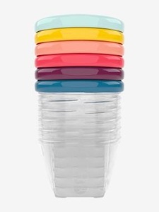 BABYMOOV, BABYMOOV Nahrungsbehälter Babybols 180 ml (6 Stk.), BABYMOOV® 6 Vorratsdosen 180 ml Babybol farblich sortiert