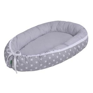 LULANDO, LULANDO Babynest multifunktional Sternchen grau/ grau, LULANDO Multifunktionales Babynest
