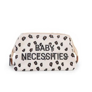 Childhome, Childhome Kulturbeutel Baby Necessities Canvas Leopard, 